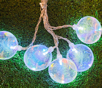 BO 10LED bola de pompas de jabón DD-1036