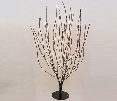 Luz de árbol micro LED, altura 75 cm 95 cm 120 cm, blanco cálido DD-3002