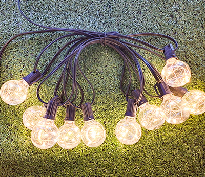 Luces de fiesta micro LED conectables blanco cálido DD-3025